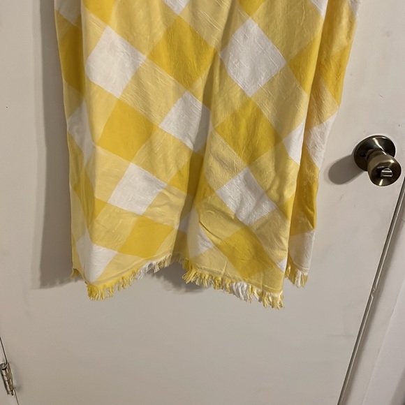 Natural Reflections Yellow Gingham Dress - Picture 3 of 8